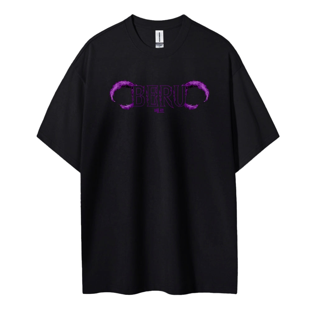 Solo Leveling Cotton Unisex Crew Neck Anime T-Shirt
