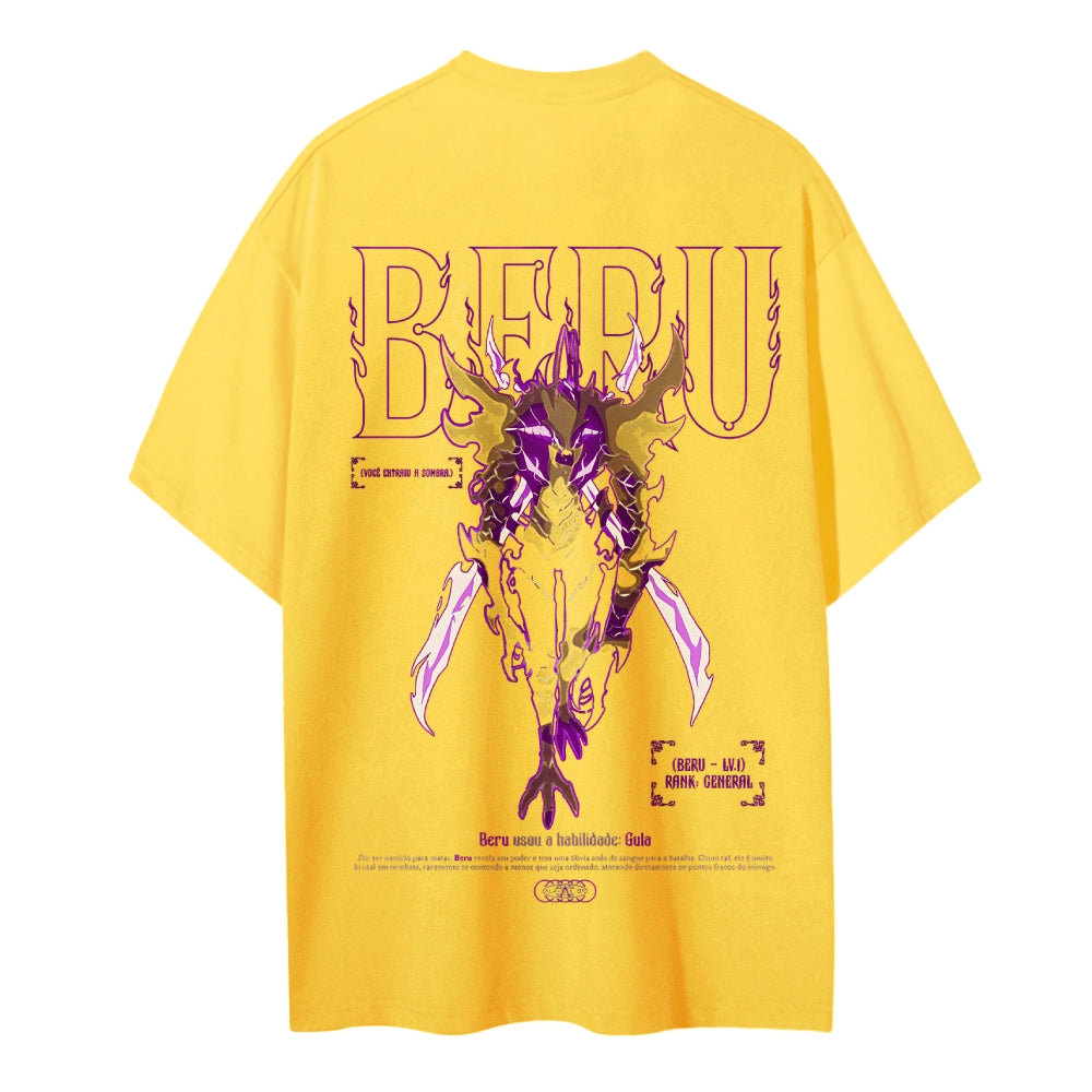 Solo Leveling Cotton Unisex Crew Neck Anime T-Shirt
