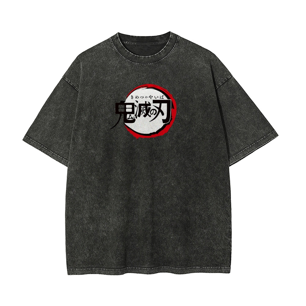 Vintage Oversized T-Shirt Demon Slayer