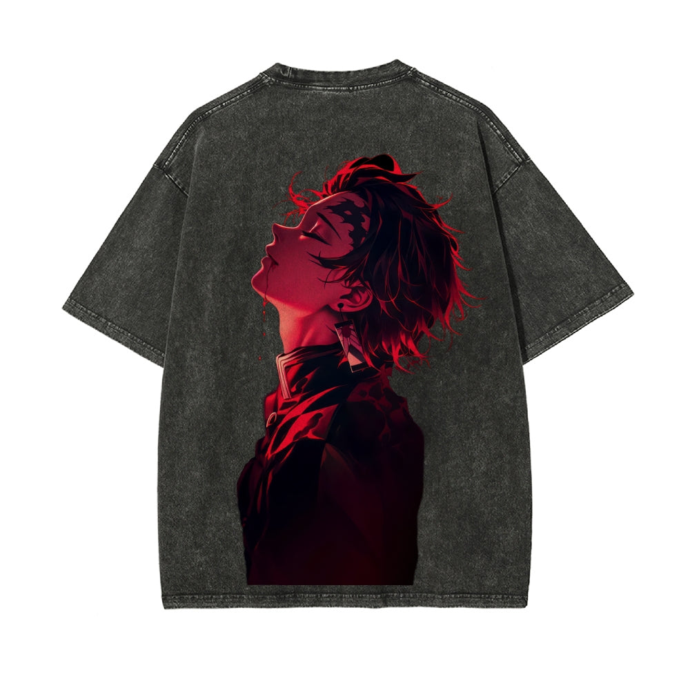 Vintage Oversized T-Shirt Demon Slayer