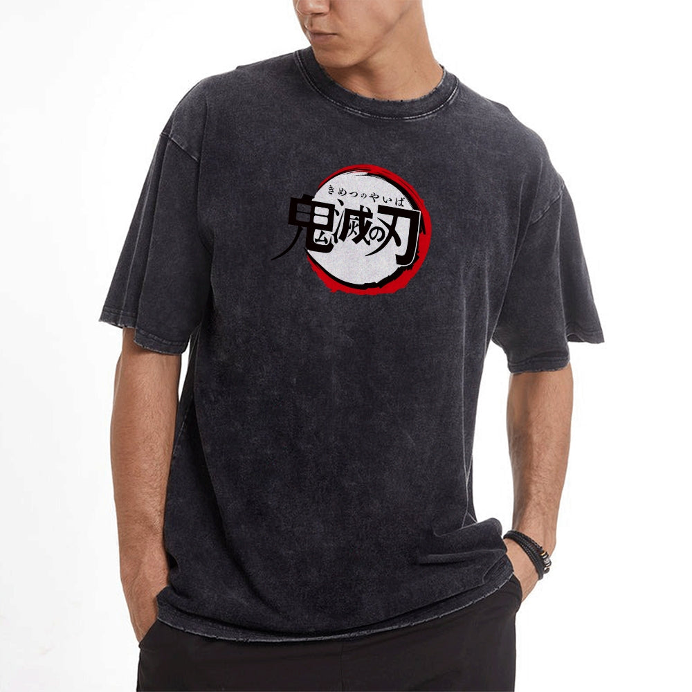 Vintage Oversized T-Shirt Demon Slayer