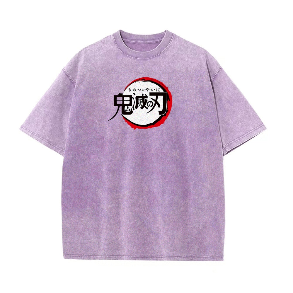 Vintage Oversized T-Shirt Demon Slayer