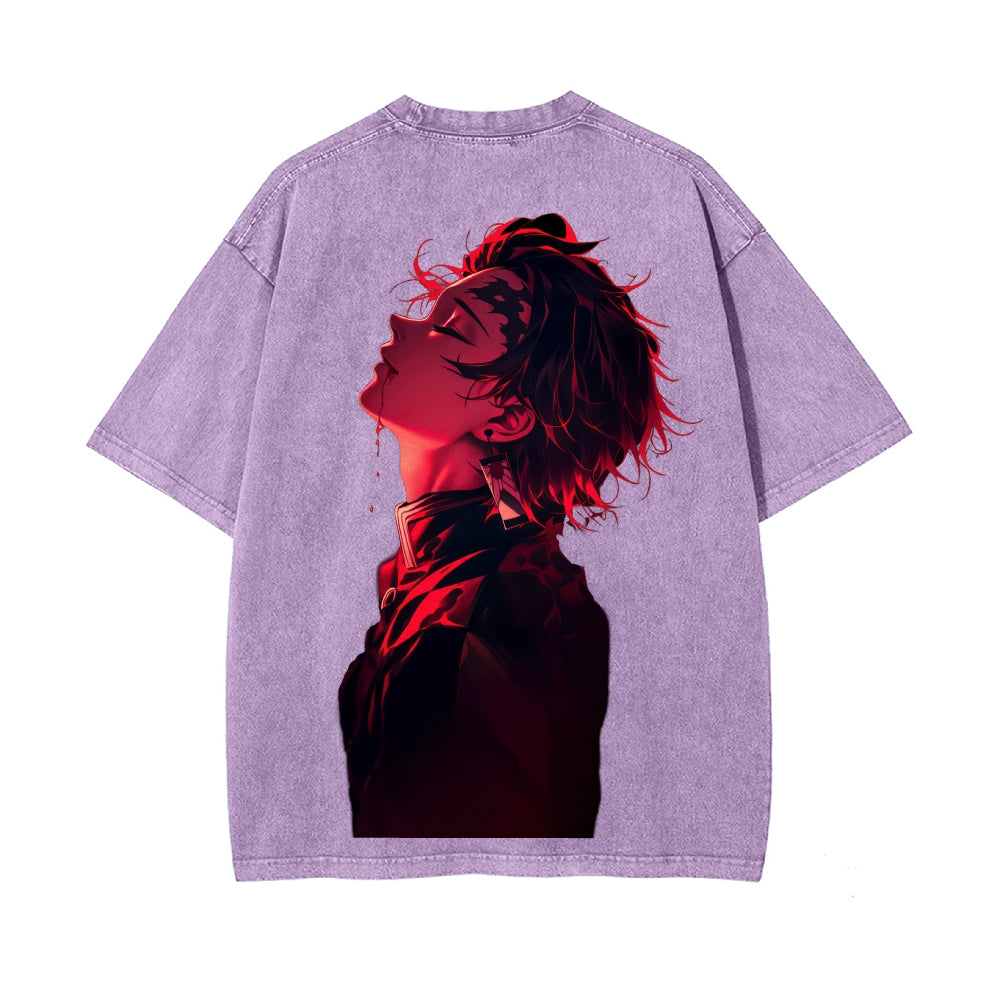 Vintage Oversized T-Shirt Demon Slayer