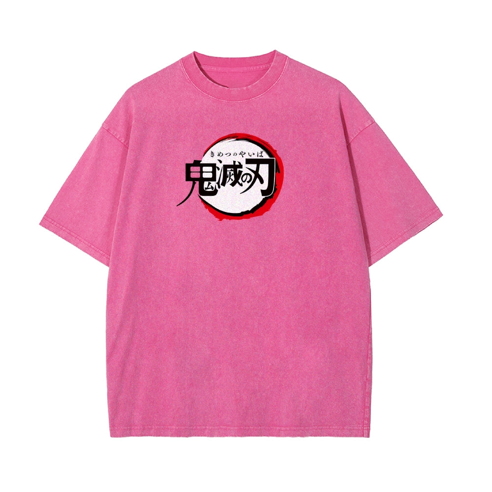 Vintage Oversized T-Shirt Demon Slayer