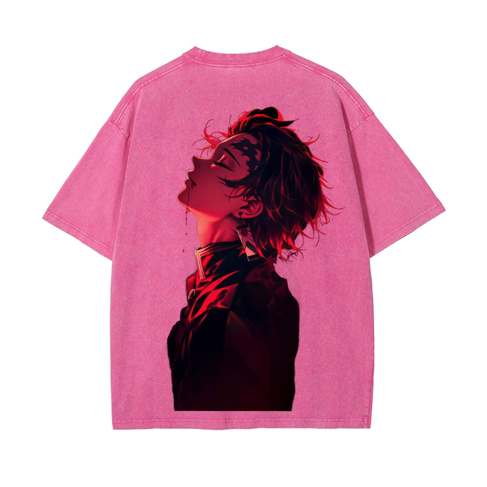 Vintage Oversized T-Shirt Demon Slayer