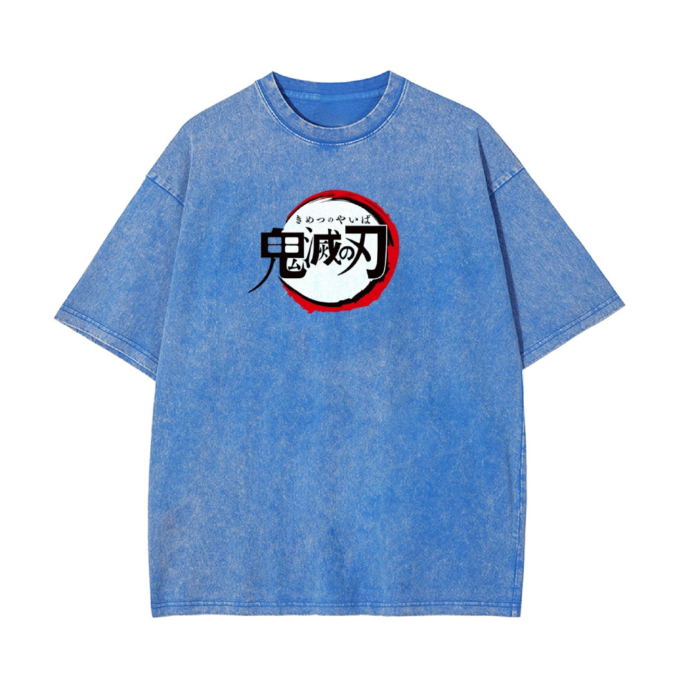 Vintage Oversized T-Shirt Demon Slayer