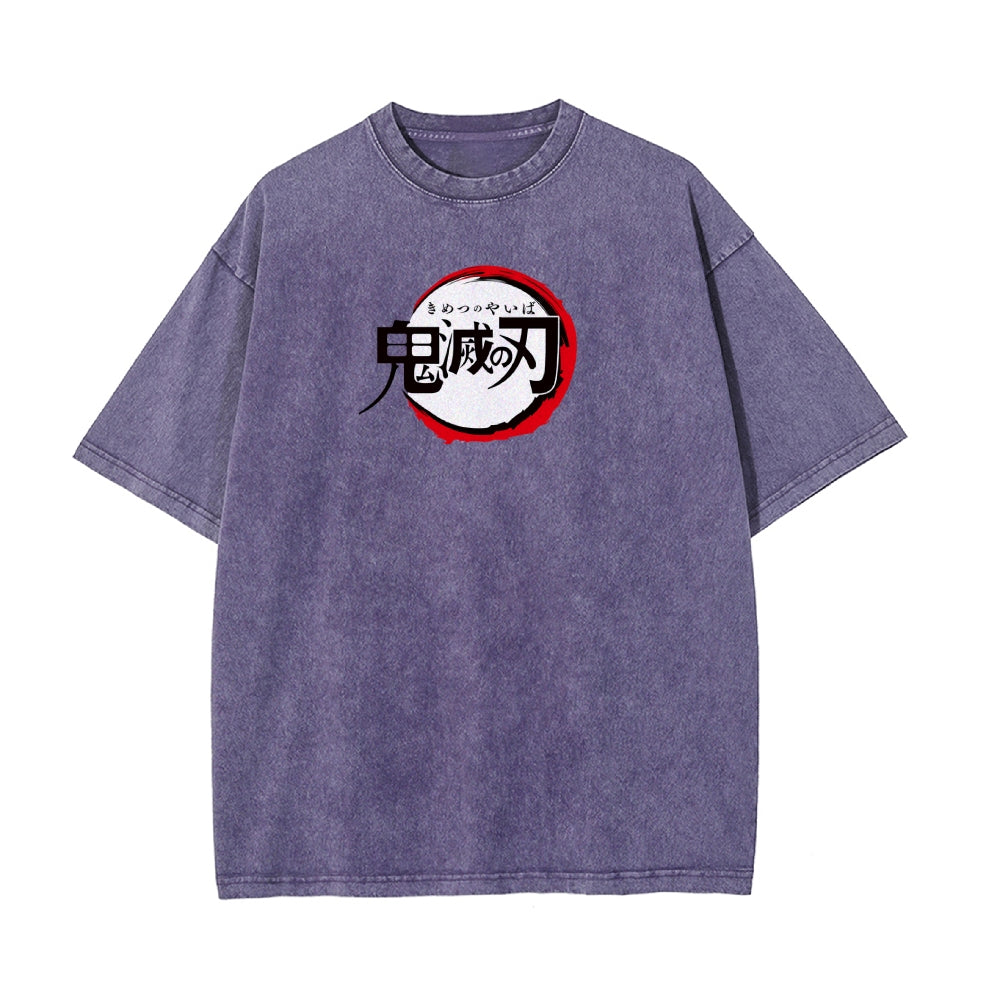 Vintage Oversized T-Shirt Demon Slayer