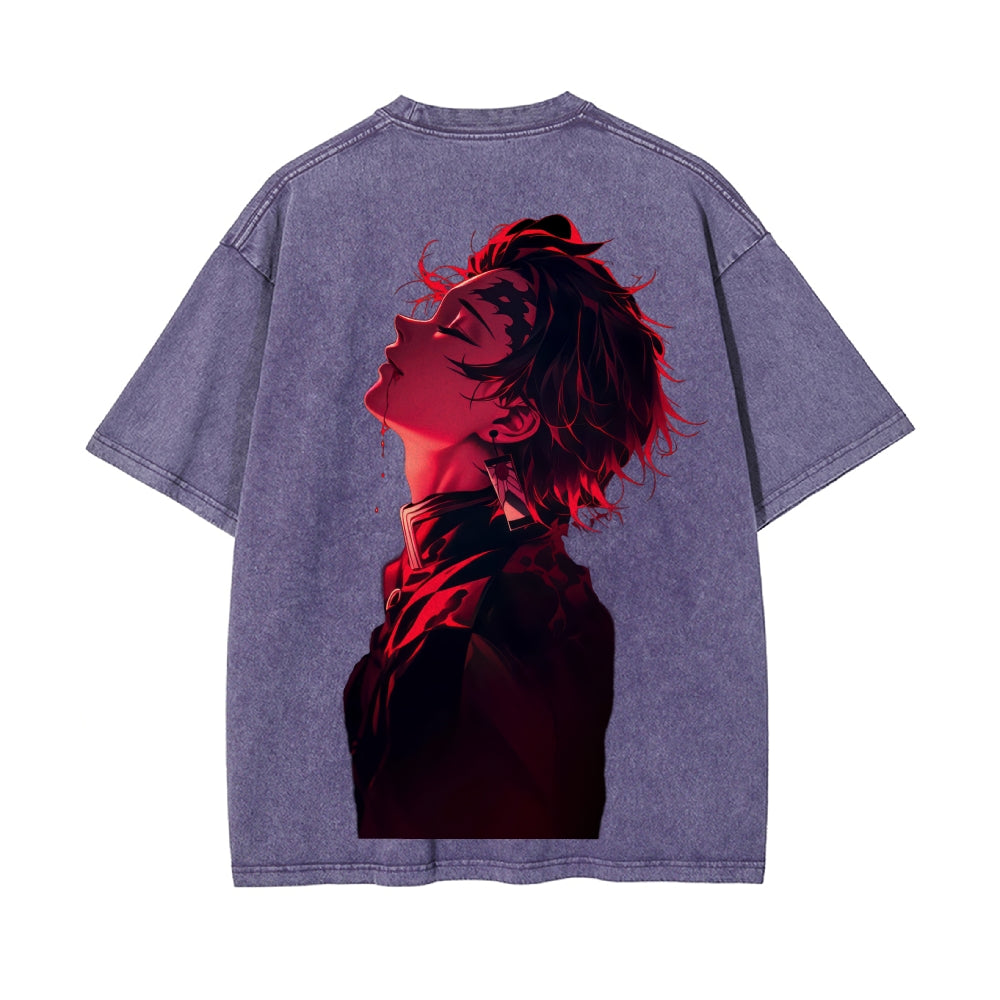 Vintage Oversized T-Shirt Demon Slayer