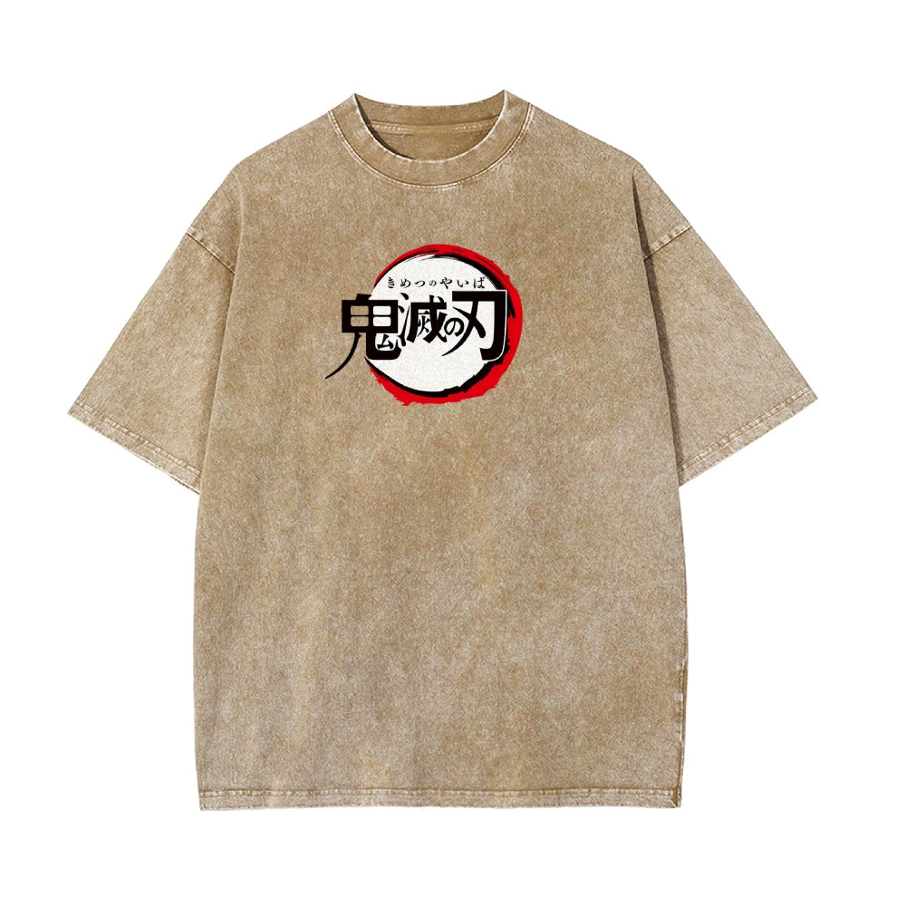 Vintage Oversized T-Shirt Demon Slayer