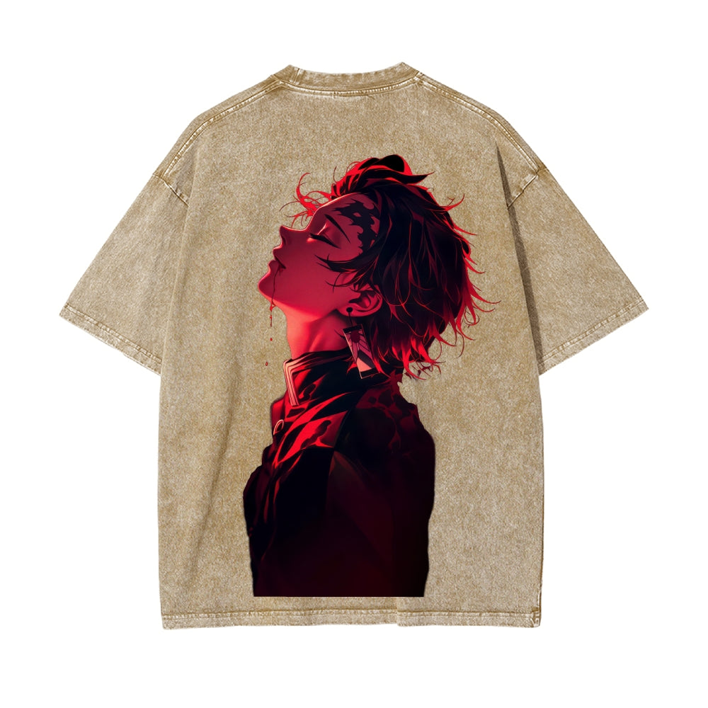 Vintage Oversized T-Shirt Demon Slayer