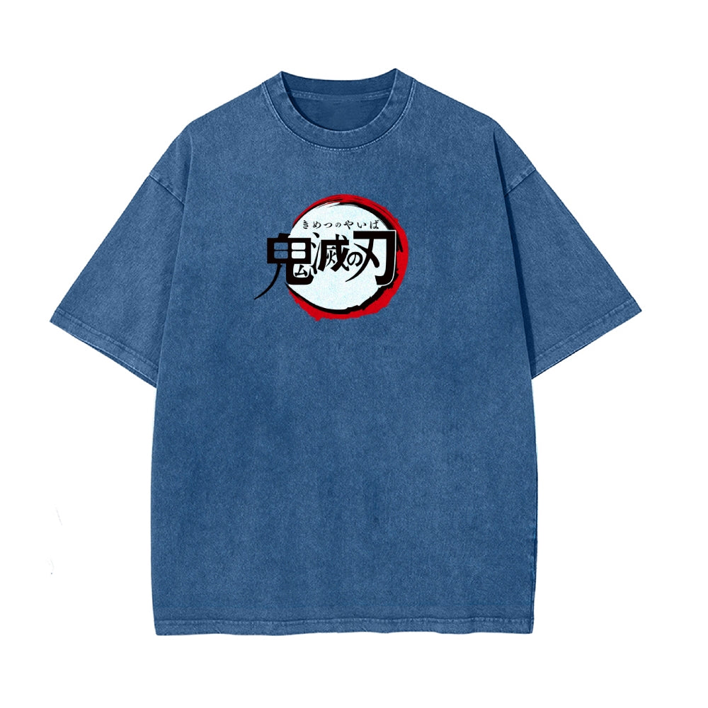 Vintage Oversized T-Shirt Demon Slayer