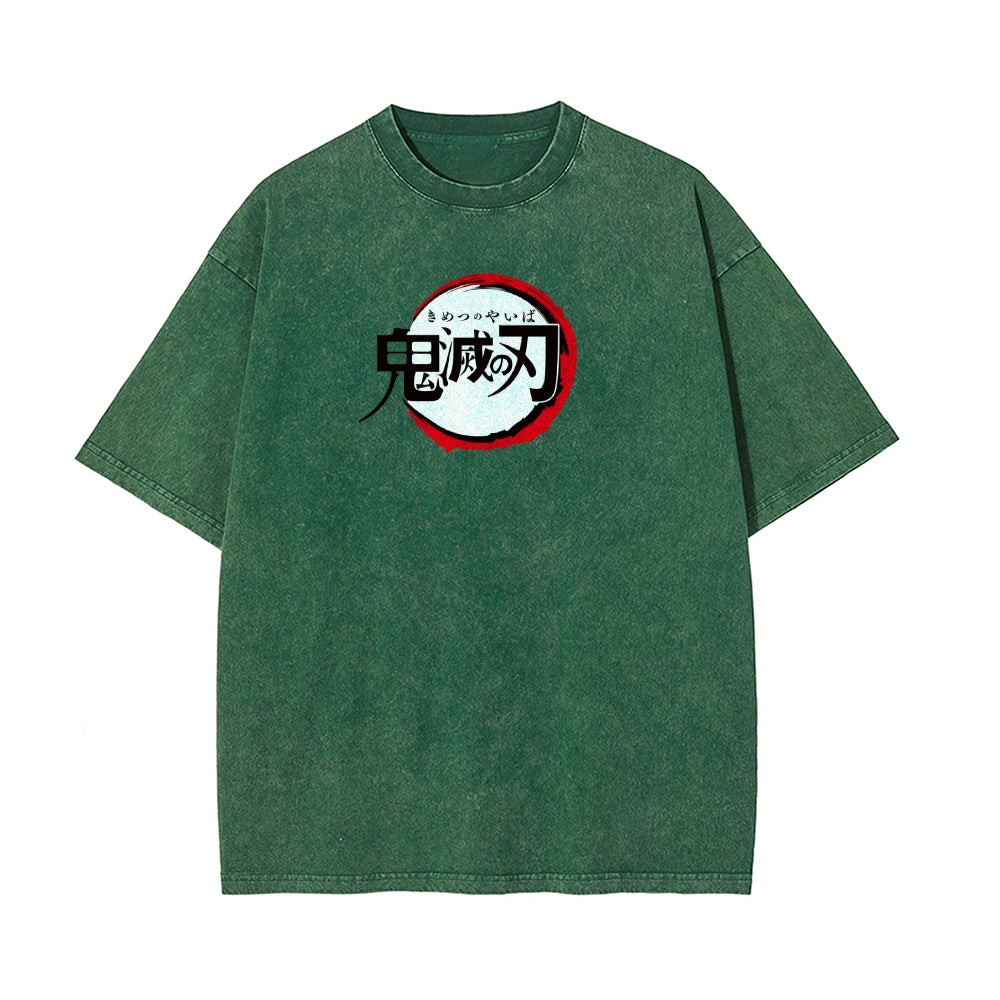Vintage Oversized T-Shirt Demon Slayer