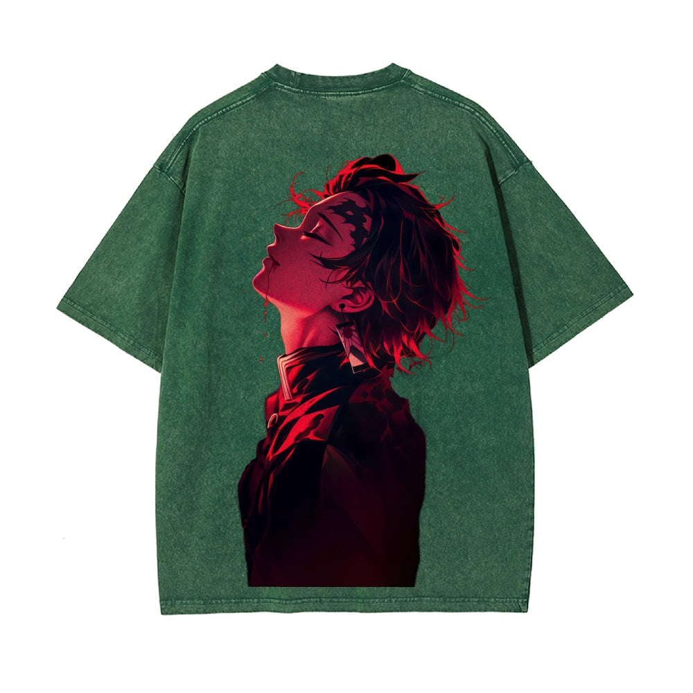 Vintage Oversized T-Shirt Demon Slayer