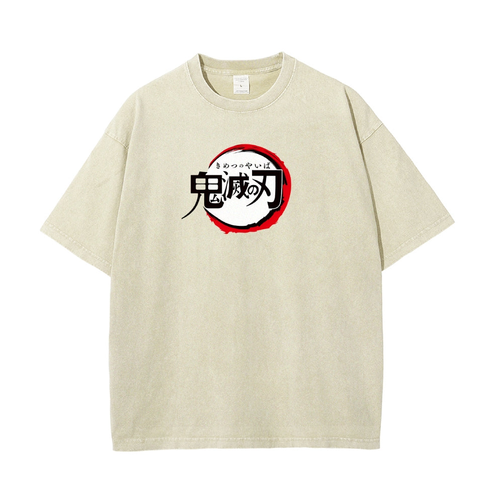 Vintage Oversized T-Shirt Demon Slayer