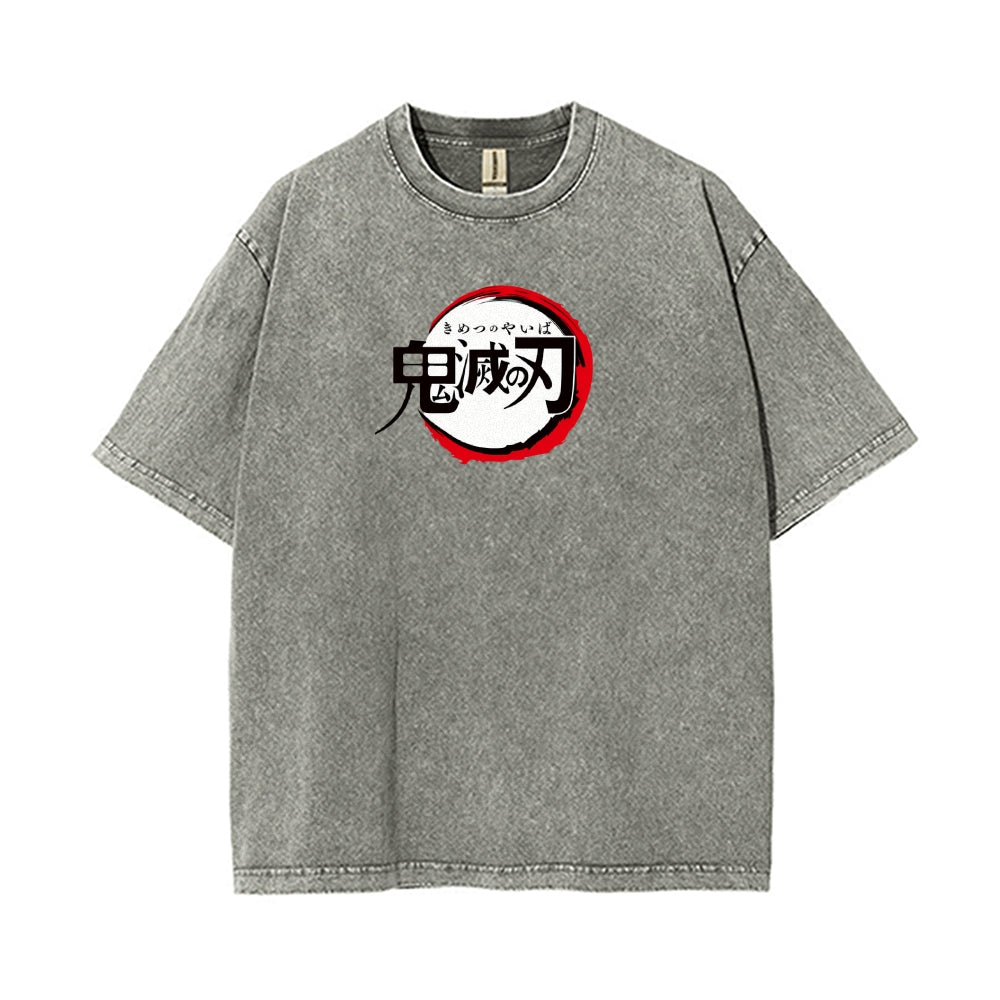 Vintage Oversized T-Shirt Demon Slayer