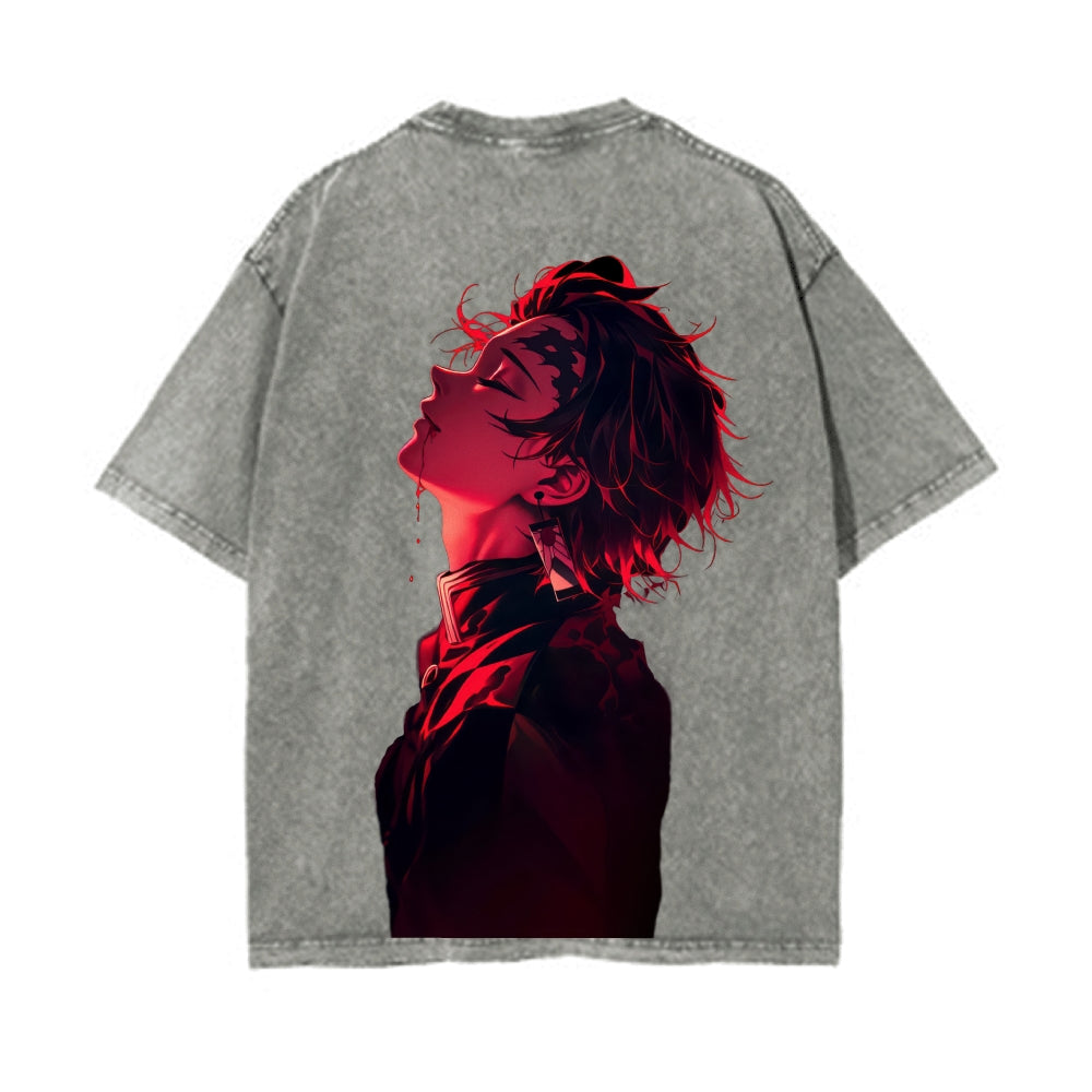 Vintage Oversized T-Shirt Demon Slayer