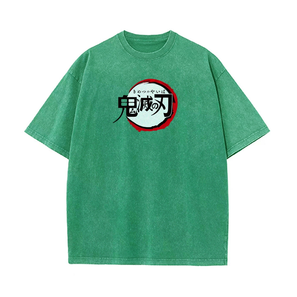 Vintage Oversized T-Shirt Demon Slayer