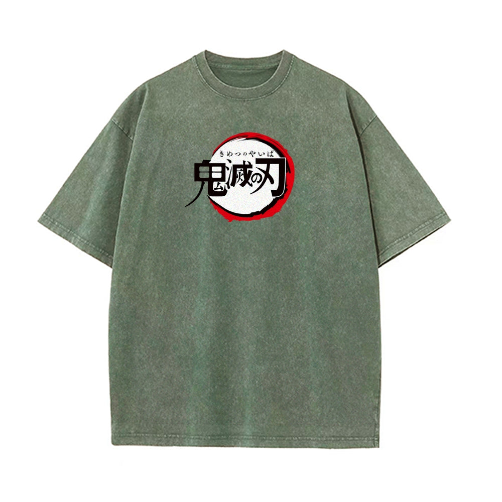 Vintage Oversized T-Shirt Demon Slayer
