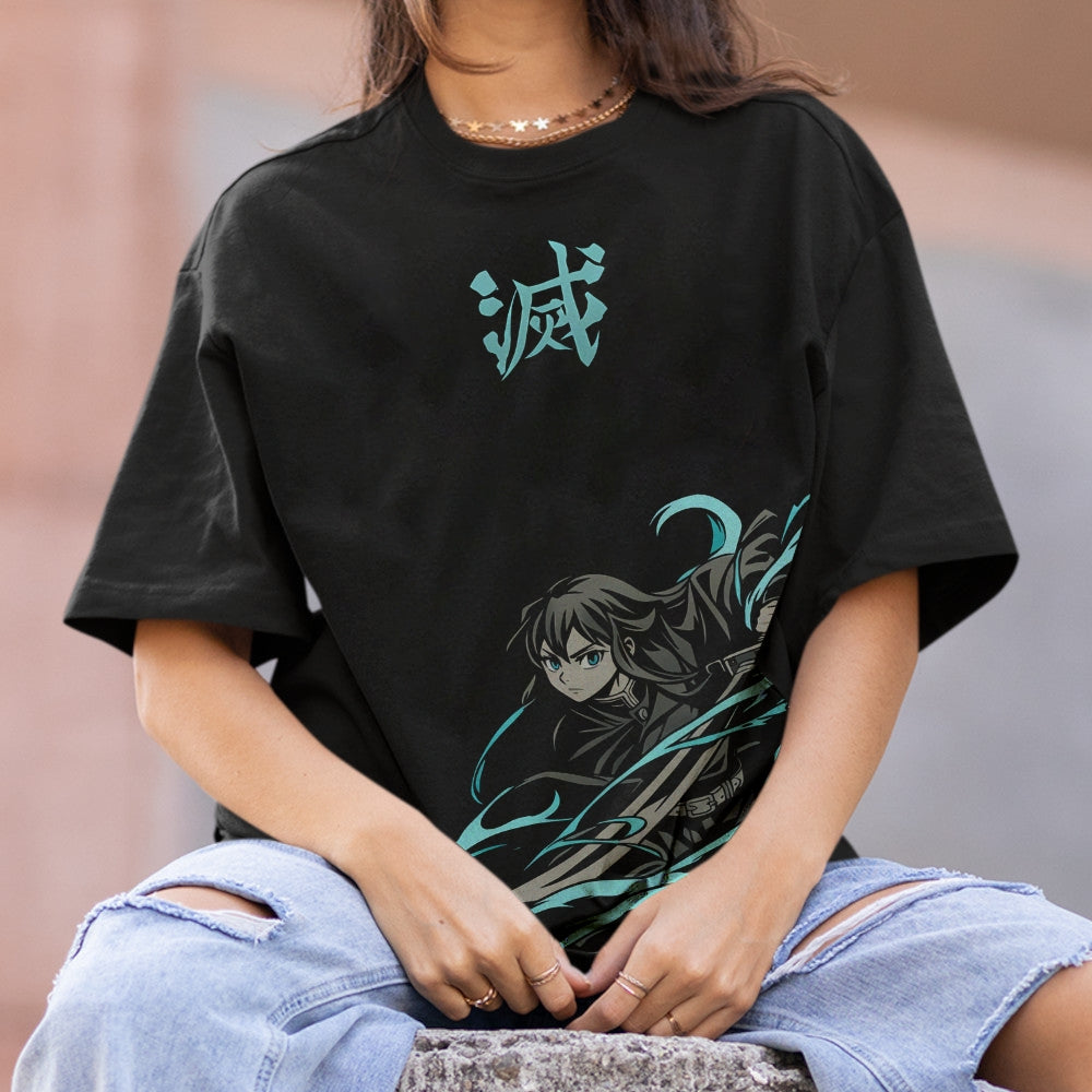 Demon Slayer: Kimetsu no Yaiba Cotton Unisex Crew Neck Anime T-Shirt