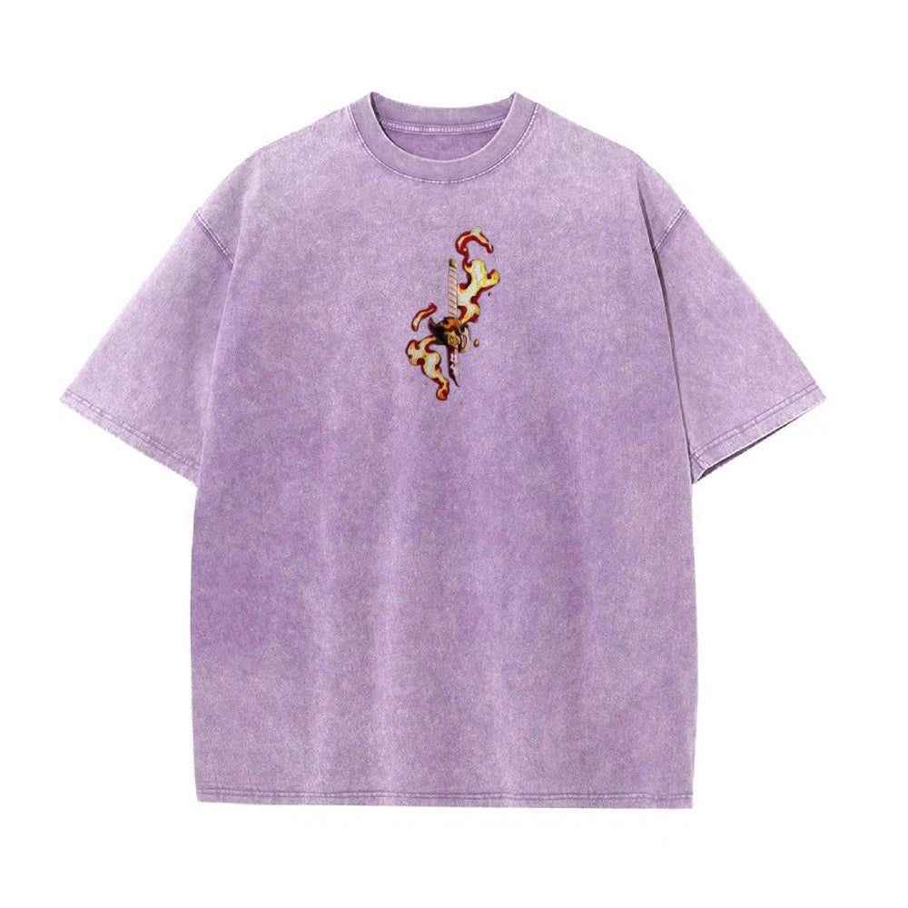 Vintage Oversized T-Shirt Demon Slayer