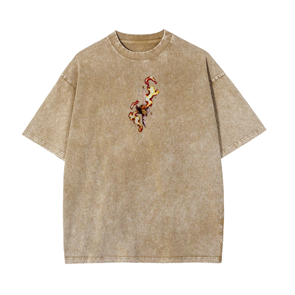 Vintage Oversized T-Shirt Demon Slayer