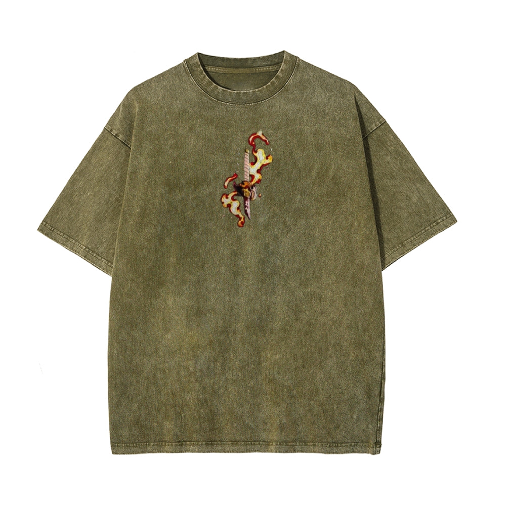 Vintage Oversized T-Shirt Demon Slayer