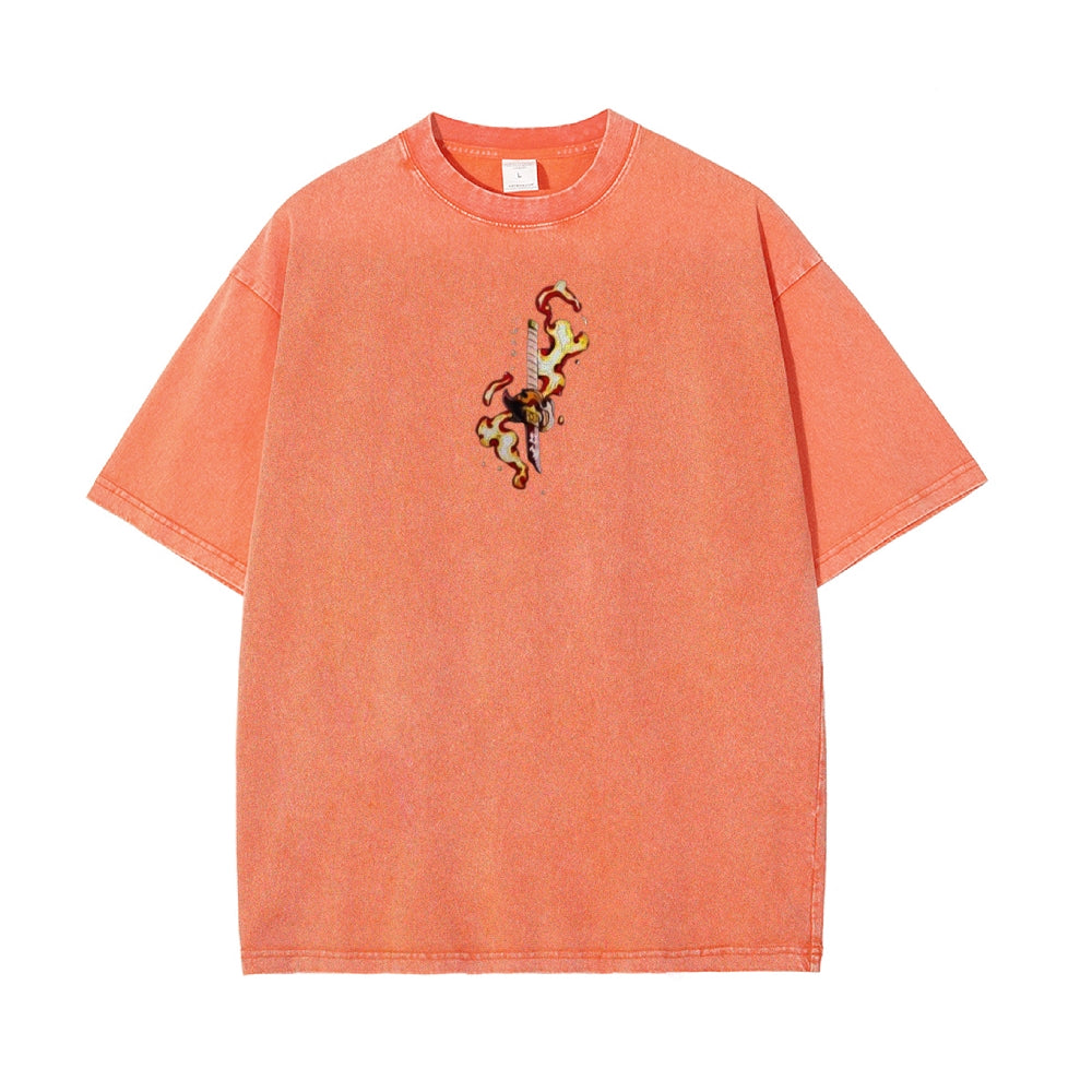 Vintage Oversized T-Shirt Demon Slayer