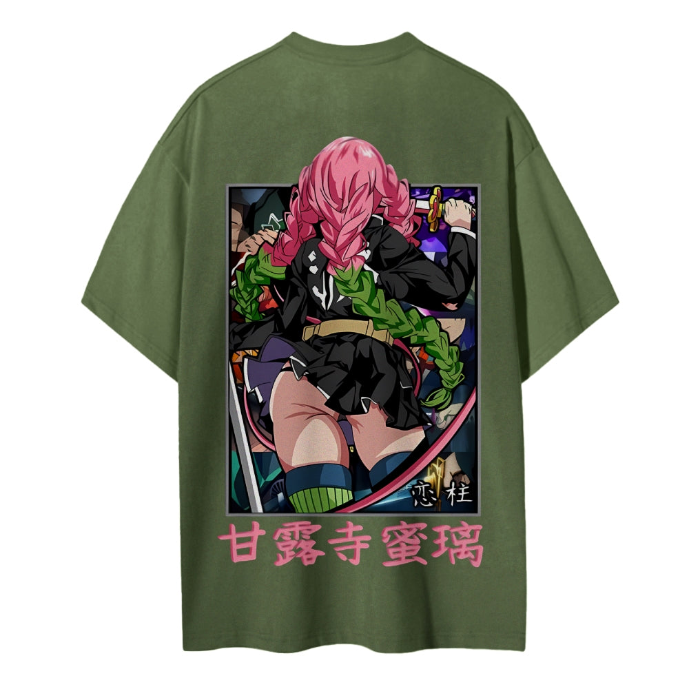 Demon Slayer: Kimetsu no Yaiba Cotton Unisex Crew Neck Anime T-Shirt