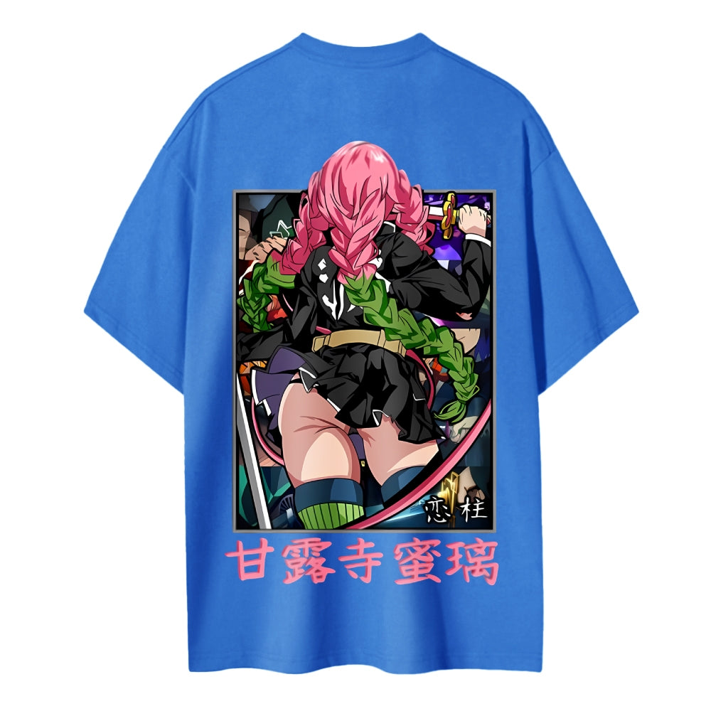 Demon Slayer: Kimetsu no Yaiba Cotton Unisex Crew Neck Anime T-Shirt