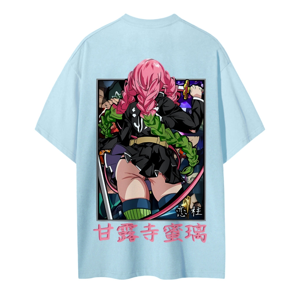 Demon Slayer: Kimetsu no Yaiba Cotton Unisex Crew Neck Anime T-Shirt