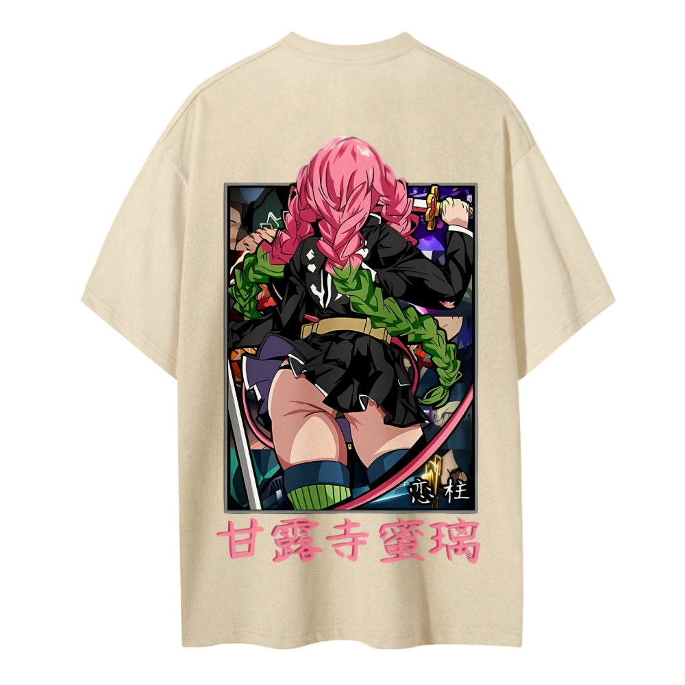 Demon Slayer: Kimetsu no Yaiba Cotton Unisex Crew Neck Anime T-Shirt