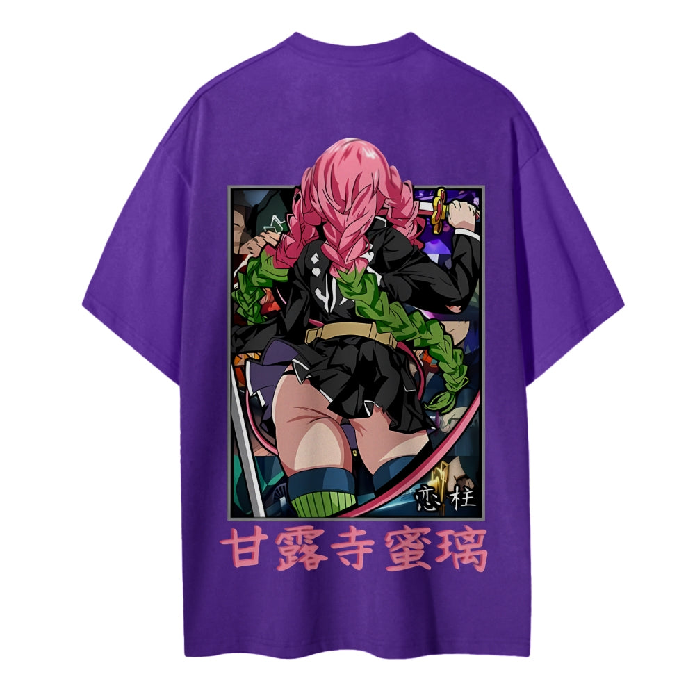 Demon Slayer: Kimetsu no Yaiba Cotton Unisex Crew Neck Anime T-Shirt