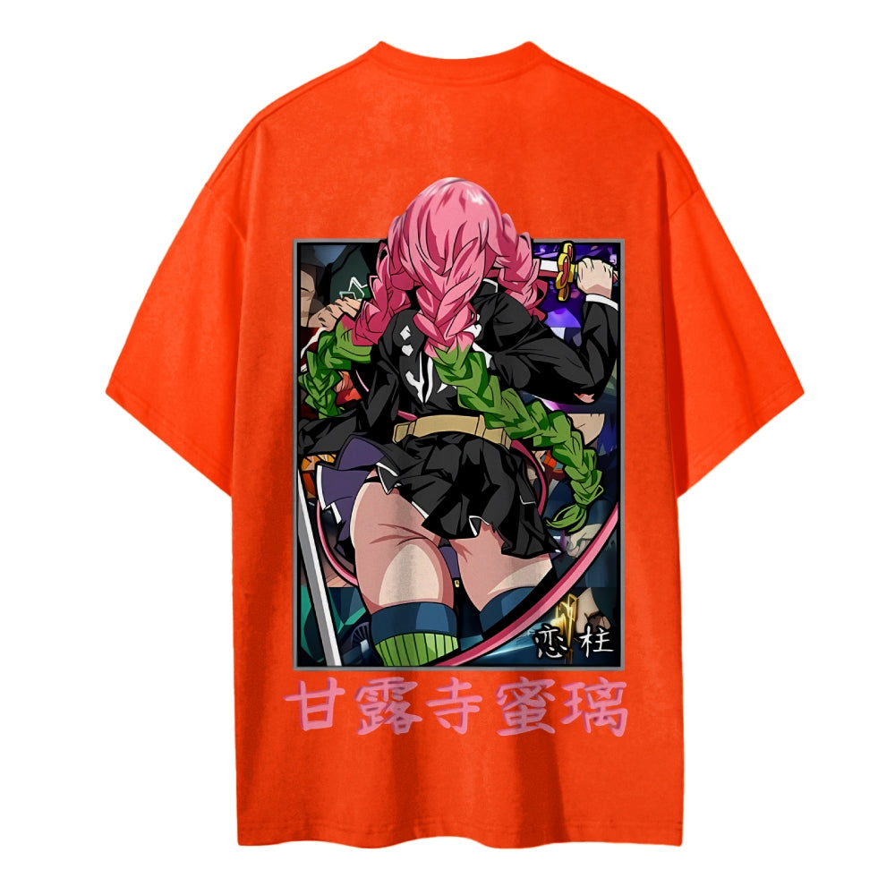 Demon Slayer: Kimetsu no Yaiba Cotton Unisex Crew Neck Anime T-Shirt