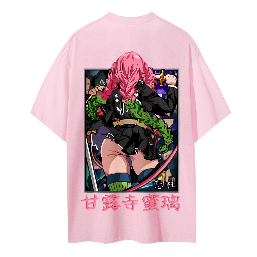 Demon Slayer: Kimetsu no Yaiba Cotton Unisex Crew Neck Anime T-Shirt