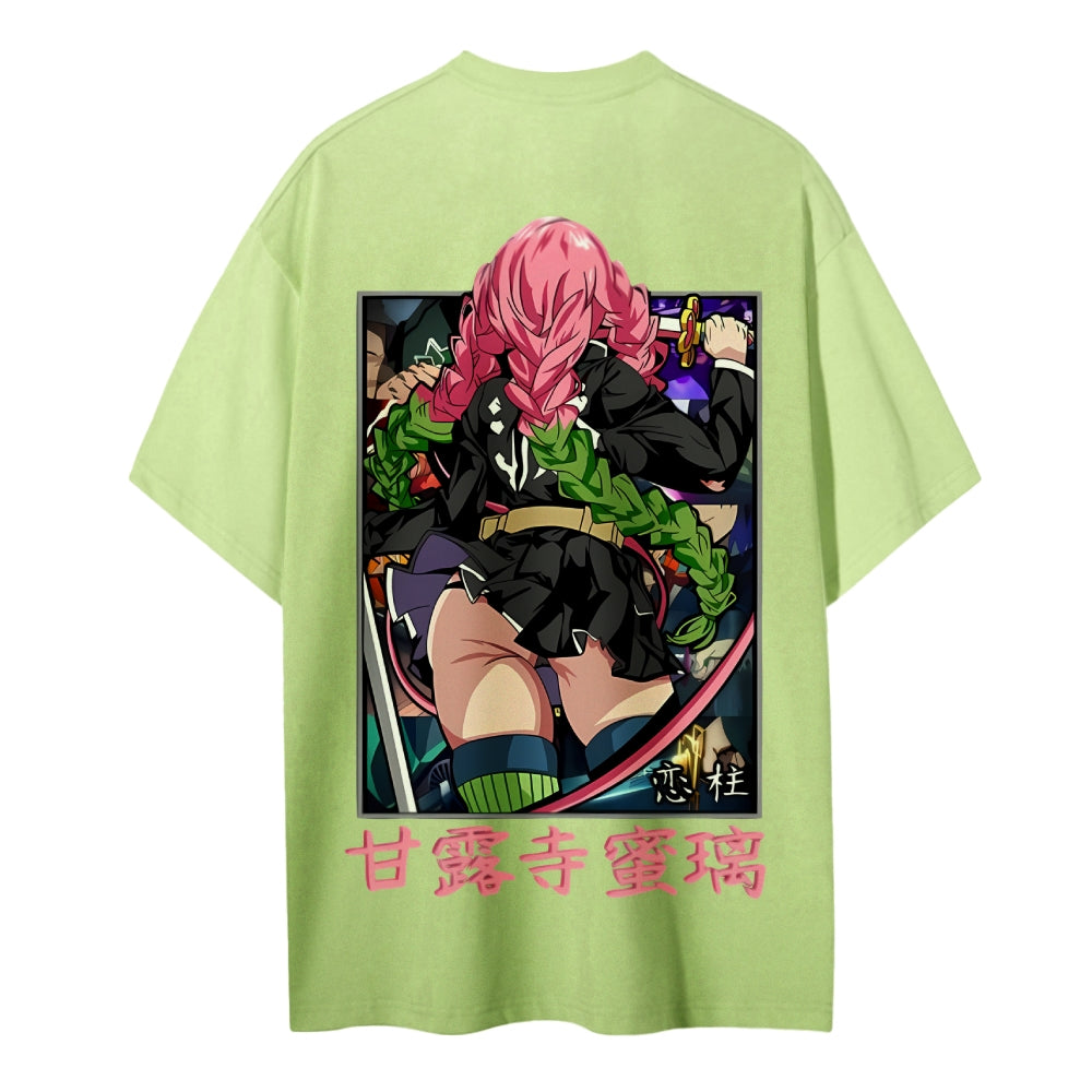 Demon Slayer: Kimetsu no Yaiba Cotton Unisex Crew Neck Anime T-Shirt