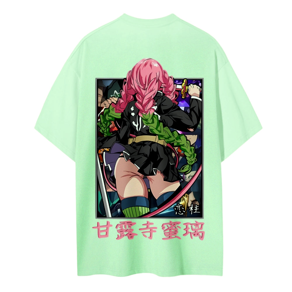 Demon Slayer: Kimetsu no Yaiba Cotton Unisex Crew Neck Anime T-Shirt