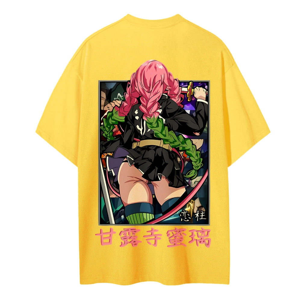 Demon Slayer: Kimetsu no Yaiba Cotton Unisex Crew Neck Anime T-Shirt