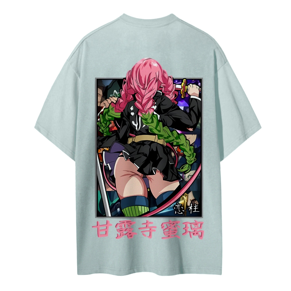 Demon Slayer: Kimetsu no Yaiba Cotton Unisex Crew Neck Anime T-Shirt
