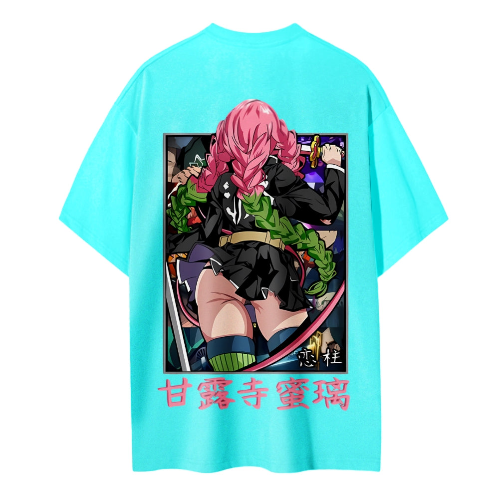 Demon Slayer: Kimetsu no Yaiba Cotton Unisex Crew Neck Anime T-Shirt