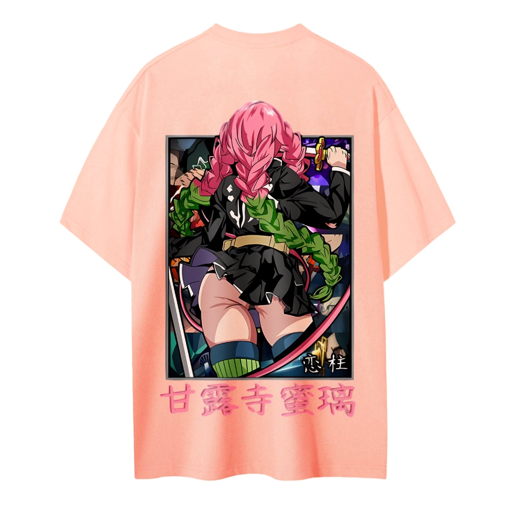 Demon Slayer: Kimetsu no Yaiba Cotton Unisex Crew Neck Anime T-Shirt