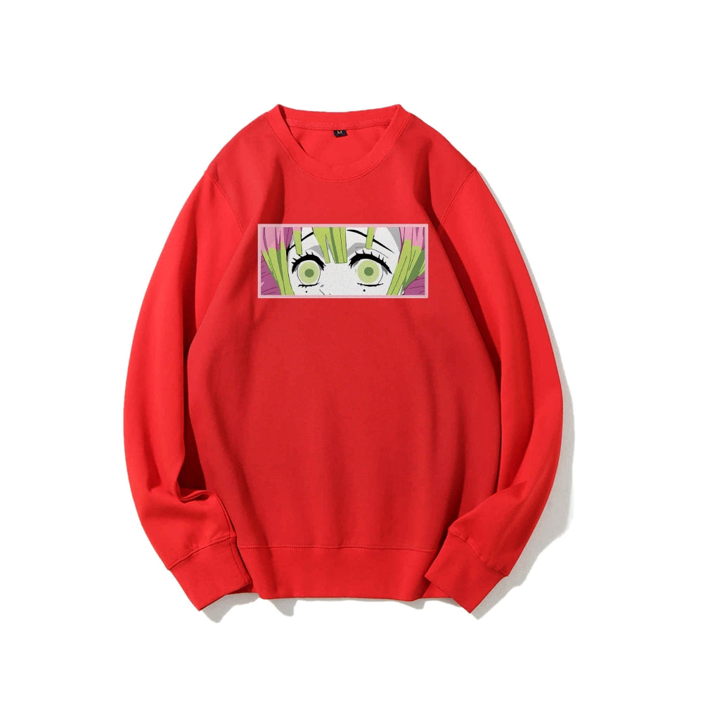 Demon Slayer Cotton Unisex Crew Neck Anime Sweatshirt
