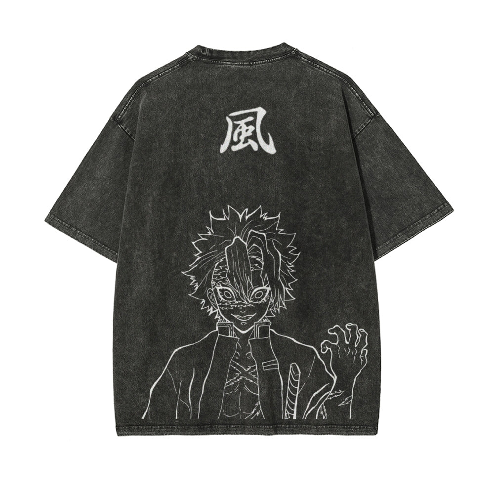 Vintage Oversized T-Shirt Demon Slayer