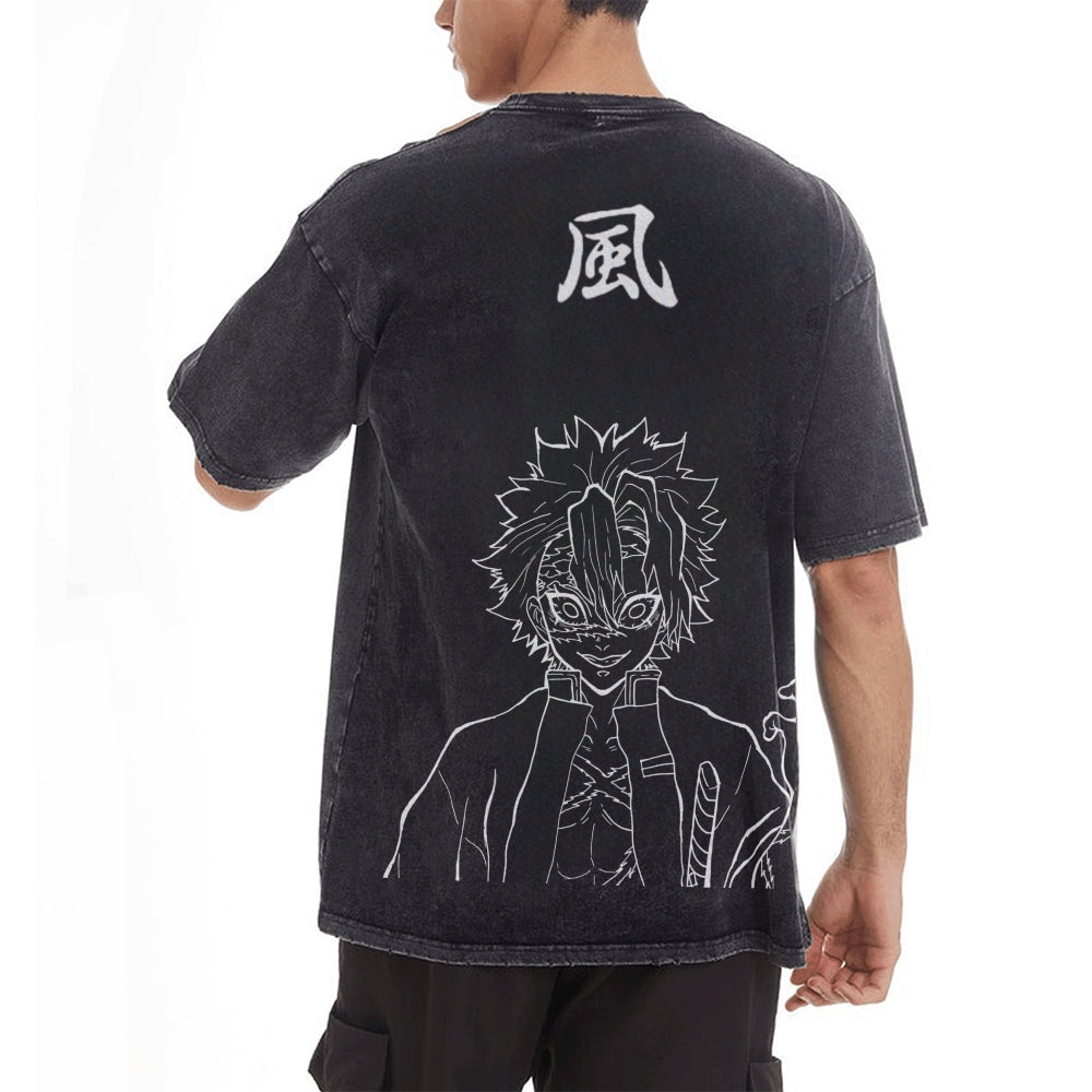 Vintage Oversized T-Shirt Demon Slayer
