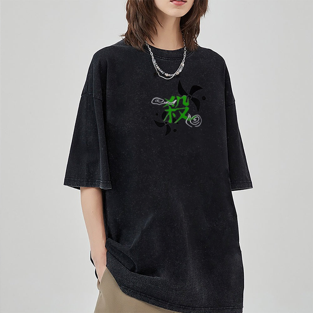 Vintage Oversized T-Shirt Demon Slayer