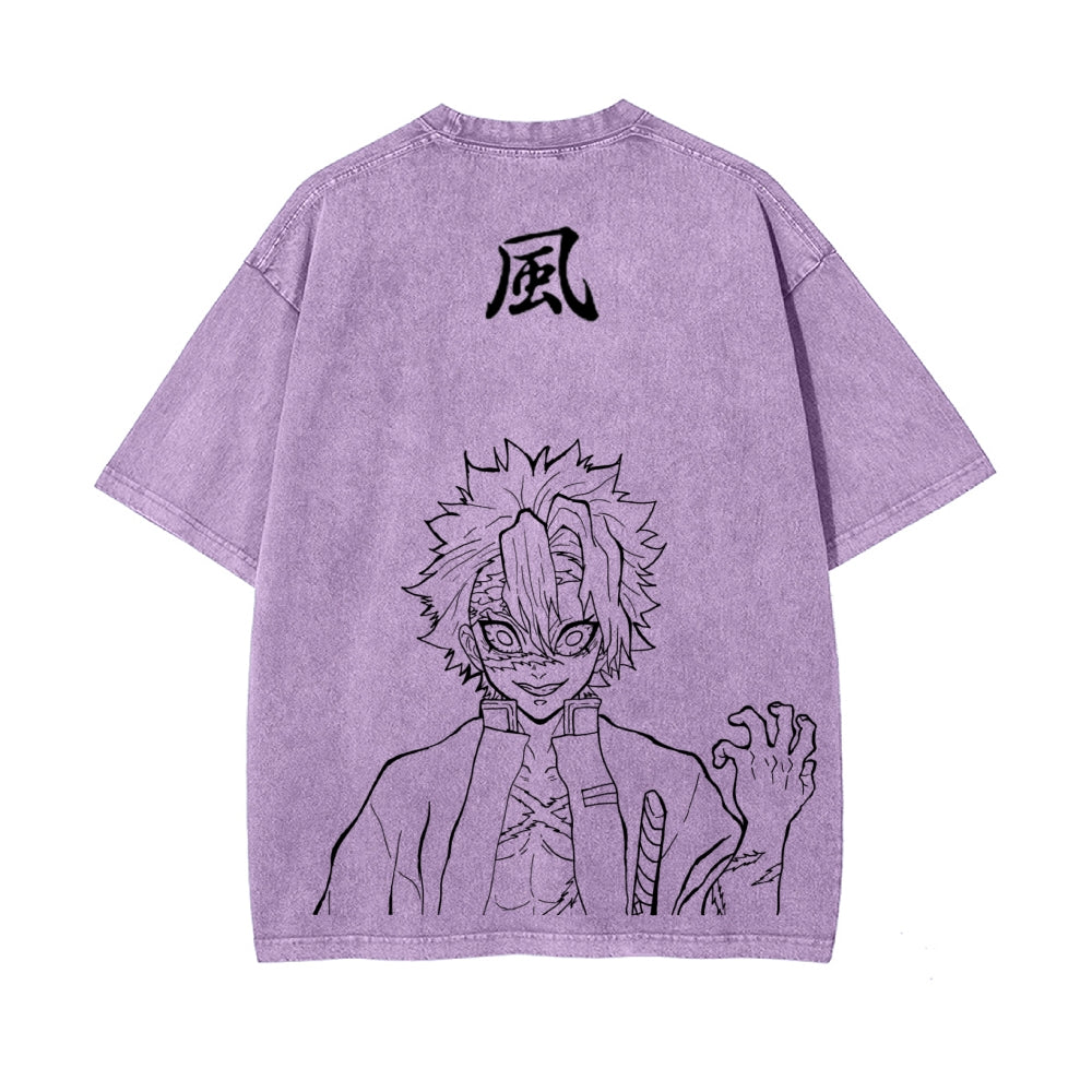 Vintage Oversized T-Shirt Demon Slayer