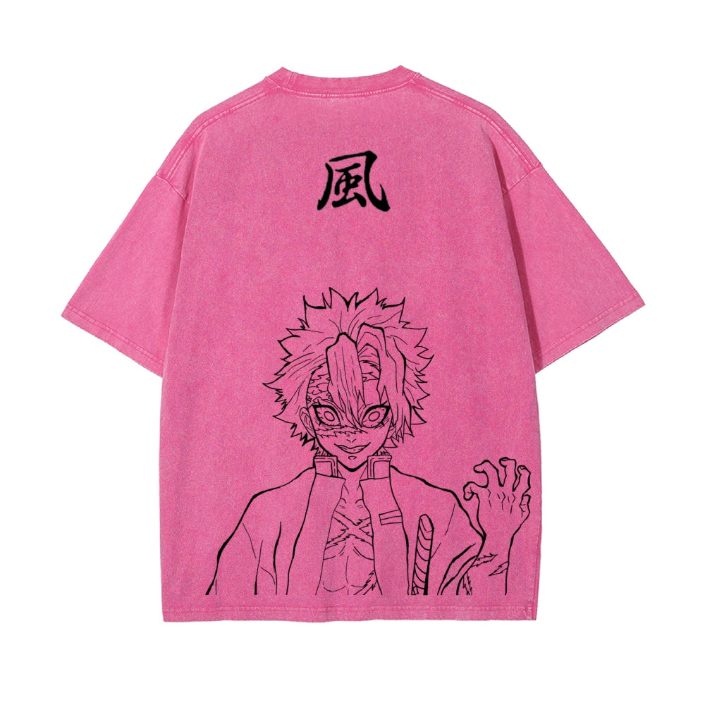 Vintage Oversized T-Shirt Demon Slayer
