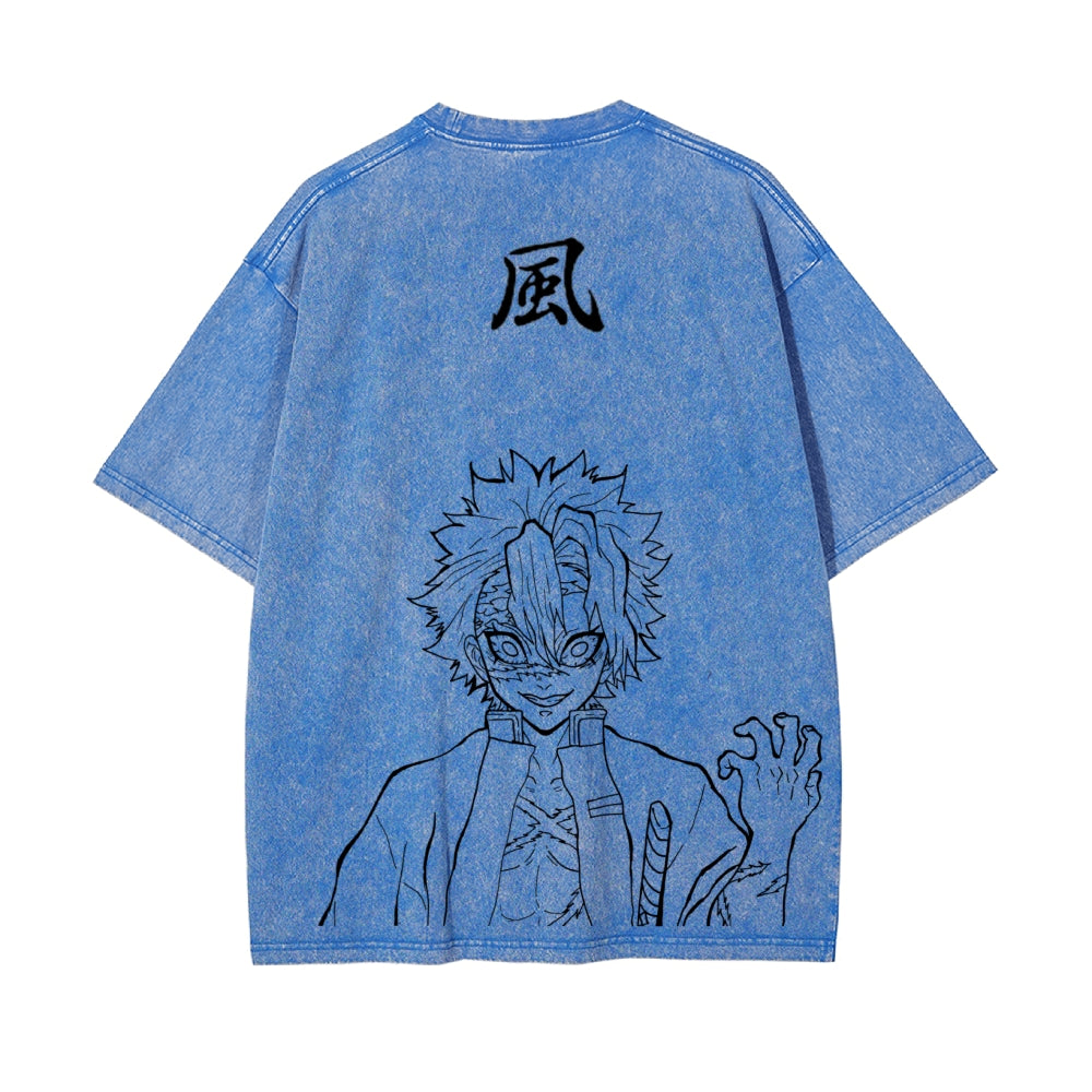 Vintage Oversized T-Shirt Demon Slayer