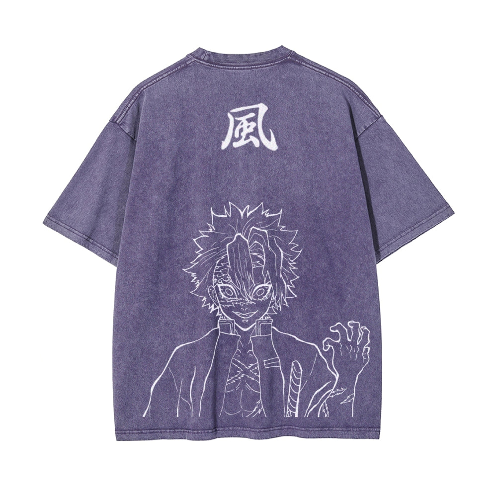 Vintage Oversized T-Shirt Demon Slayer