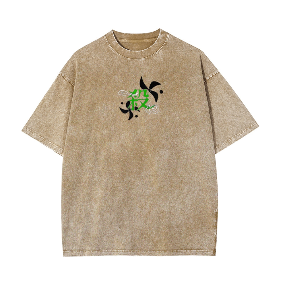 Vintage Oversized T-Shirt Demon Slayer