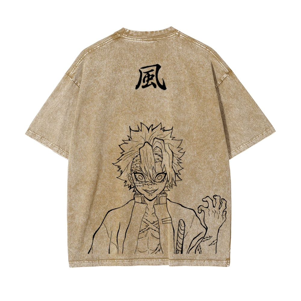 Vintage Oversized T-Shirt Demon Slayer